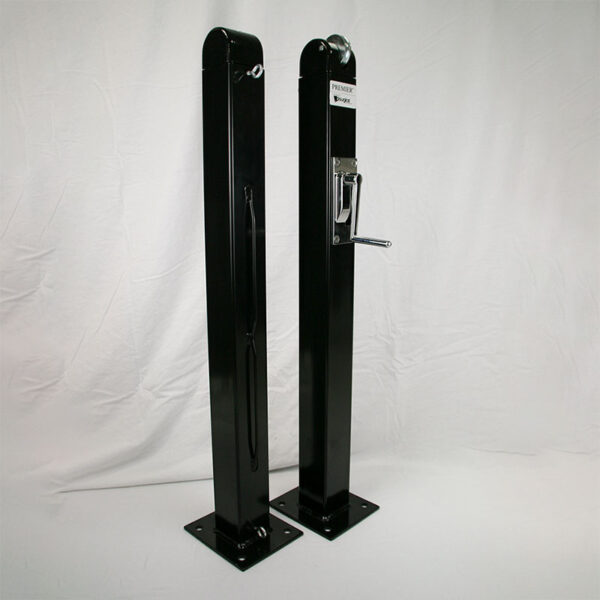 Square Surface Mount Pickleball Posts